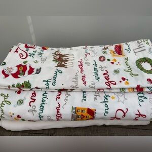 Pottery Barn kids flannel duvet cover,2 pillowcases,1 fitted sheet